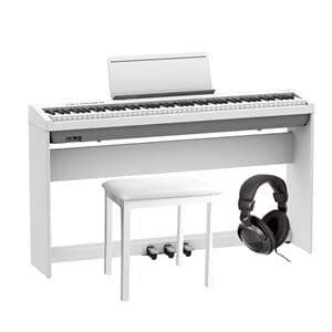 Roland FP-30X Hvid Pakke med Møbelstativ