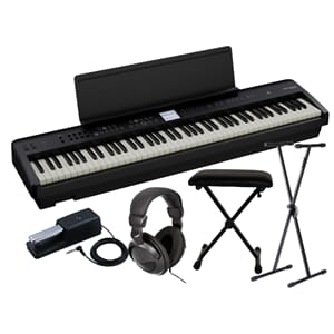 Roland FP-E50-pakke - Xstand, pedal, skammel, hovedtelefoner