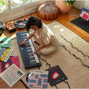 Roland Go Keys 5-61-tangenters keyboard i sort