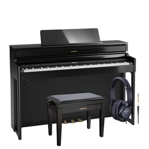 Roland HP704- Pakke i Sort klaverlak med kun Rolandprodukter