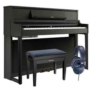 Roland LX5 Sort - Pakke med Klaverbænk og Hovedtelefoner